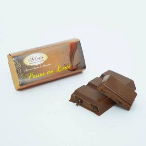 Barrinha de Chocolate ao Leite com Passas