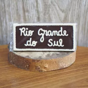 Placa de Chocolate ao Leite Rio Grande do Sul