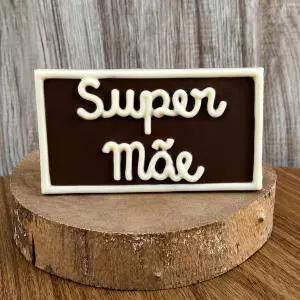Placa de Chocolate ao Leite Super Mãe