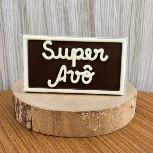 Placa de Chocolate ao Leite Super Avô