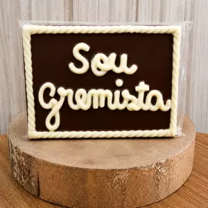 Placa de Chocolate ao Leite "Sou Gremista" 90g