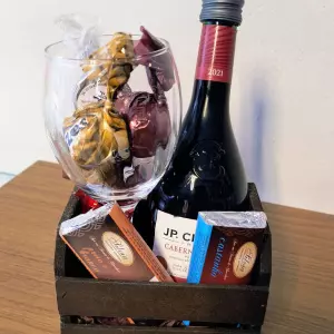 Caixinha Mini-Vinho ao Chocolate