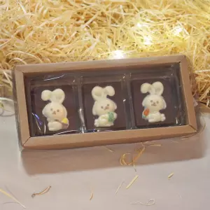 Kit Bloco Trio Coelhos 90g