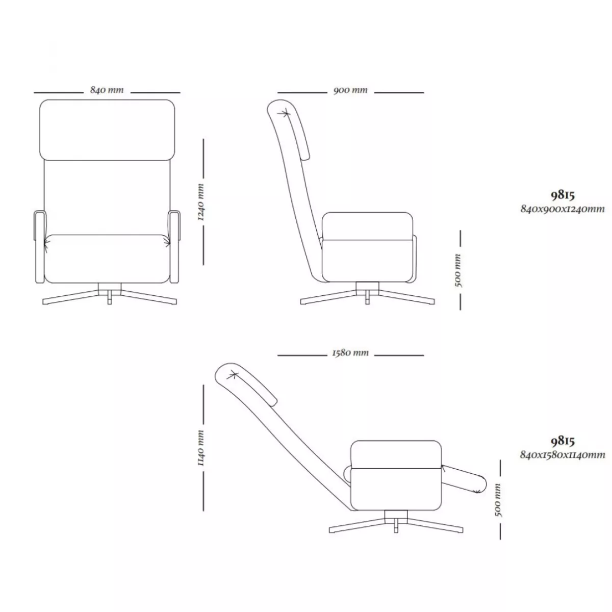 Poltrona Air Reclinável Elétrica