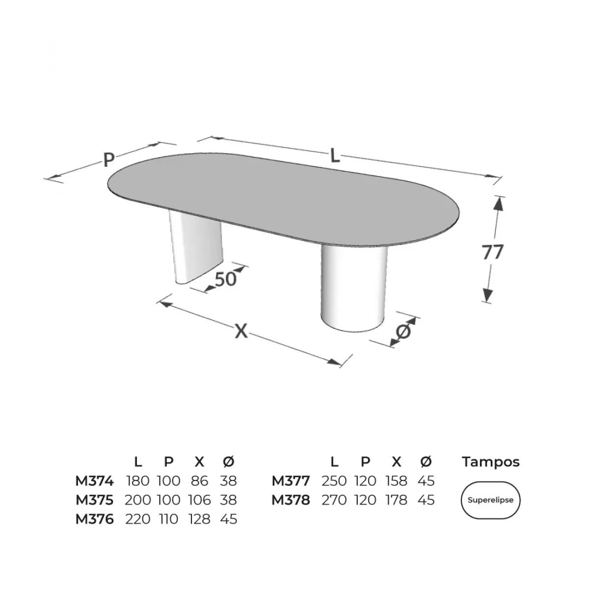 Mesa de Jantar Farah